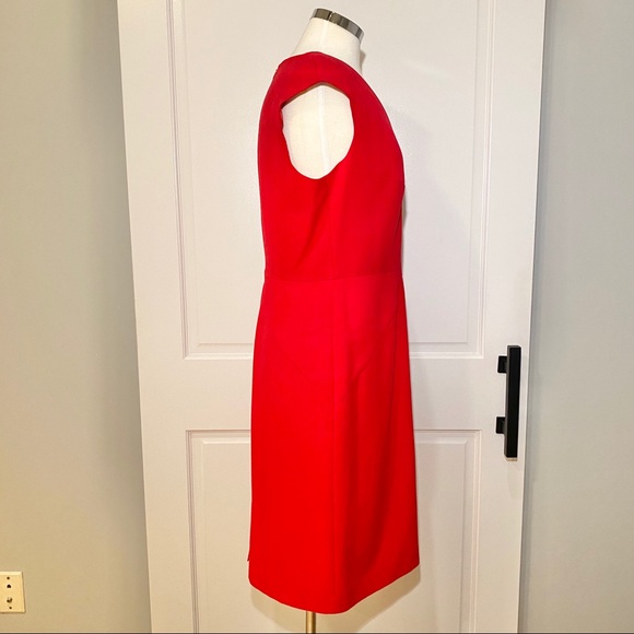 Ellen Tracy Red Sheath Dress - Picture 2 of 8